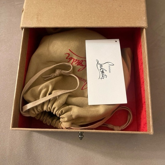 Christian Louboutin Loubi Spike glitter Belt UNISEX - Picture 9 of 9